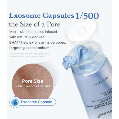Medicube - *Zero Pore* - Nettoyant visage moussant exfoliant Clear Capsule