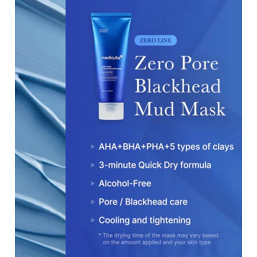 Medicube - *Zero Pore* - Masque aux AHA, BHA et PHA Blackhead Mud Mask