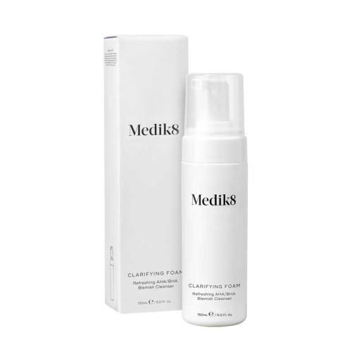 Medik8 - Mousse nettoyante aux AHA/BHA Clarifying Foam - Peaux à imperfections