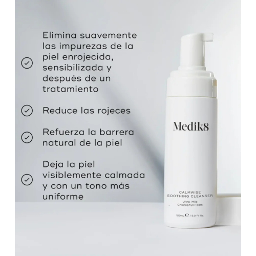 Medik8 - *Calmwise* - Mousse nettoyante à la chlorophylle Calmwise Soothing Cleanser