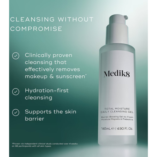 Medik8 - Gel nettoyant facial Total Moisture Daily