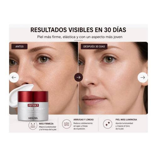 MEDIPEEL - Crème raffermissante avec des peptides Peptide 9 Volume & Tension