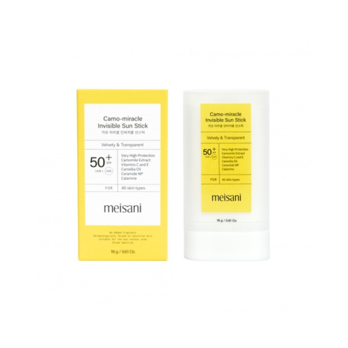 Meisani - Stick solaire visage Camo-miracle Invisible SPF50+