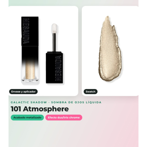 Mesauda - Pack de 2 ombres liquides Galactic Shadow - 101: Atmosphere + 105: Another World