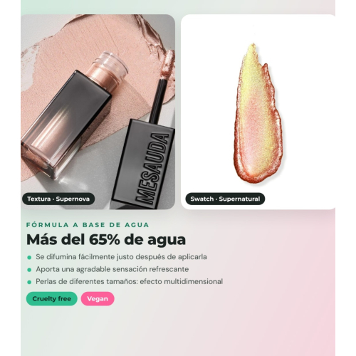 Mesauda - Pack de 2 ombres liquides Galactic Shadow - 110: Supernova + 106: Supernatural