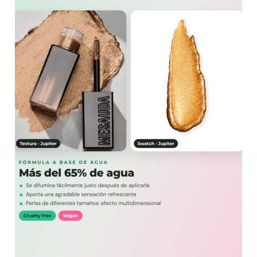 Mesauda - Pack de 2 ombres liquides Galactic Shadow - 111: Jupiter + 107: Life on Mars