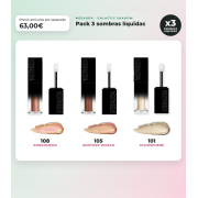 Mesauda - Pack de 3 ombres liquides Galactic Shadow - 108: Andromeda + 105: Another World + 101: Atmosphere