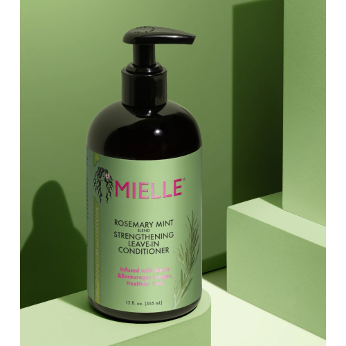 Mielle - Après-shampoing fortifiant sans rinçage au romarin et à la menthe