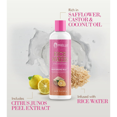 Mielle - Crème coiffante hydratante Rice Water Milk
