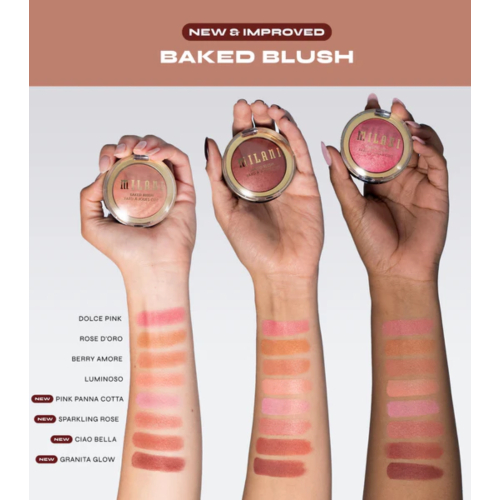 Milani - Rouge Baked Blush  - 01 Dolce Pink