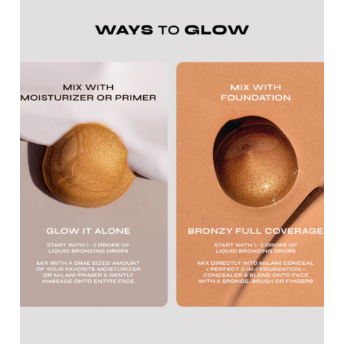 Milani - *Conceal + Perfect* - gouttes autobronzantes Sun Kissed - 110: Light