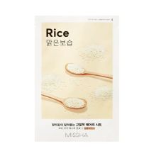 Missha - Masque Airy Fit Sheet Mask - Rice
