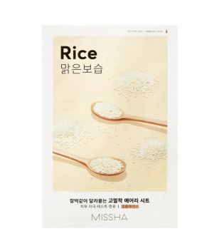 Missha - Masque Airy Fit Sheet Mask - Rice