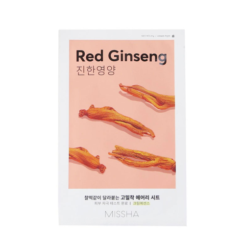 Missha - Masque Airy Fit Sheet Mask - Red Ginseg