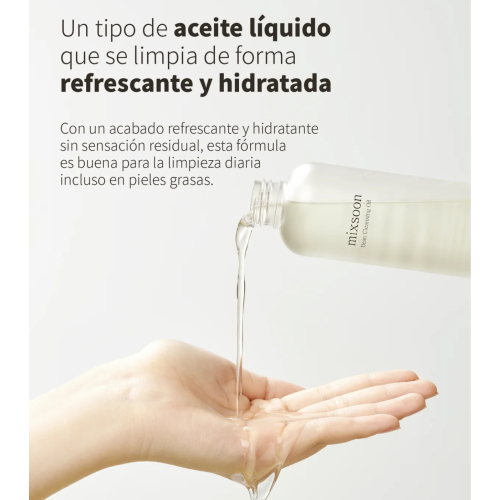 Mixsoon - Huile nettoyante pour le visage Bean