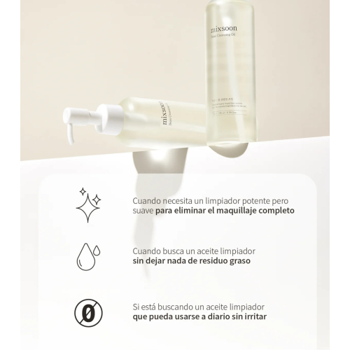Mixsoon - Huile nettoyante pour le visage Bean