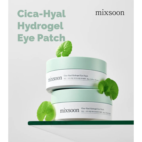 Mixsoon - *Cica Hyal* - Patchs hydrogel pour le contour des yeux