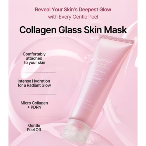 Mixsoon - *Collagen* - Masque illuminateur pour le visage Collagen Glass