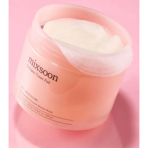 Mixsoon - *Collagen* - Tampons toner illuminateurs