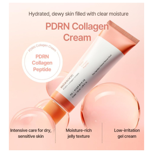 Mixsoon - Crème hydratante pour le visage PDRN Collagen