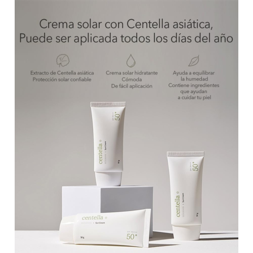 Mixsoon - Crème solaire visage à la Centella Asiatica SPF50+ PA++++