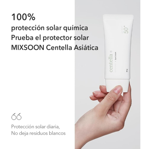 Mixsoon - Crème solaire visage à la Centella Asiatica SPF50+ PA++++