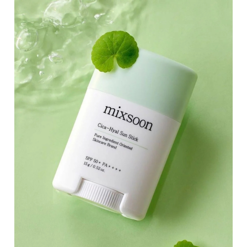 Mixsoon - Stick solaire pour le visage Cica Hyal SPF50+ PA++++