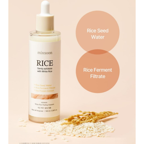 Mixsoon - Sérum hydratant et exfoliant White Rice