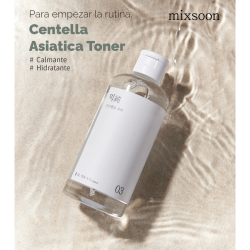 Mixsoon - Lotion tonique apaisante pour le visage à la Centella Asiatica - 300 ml