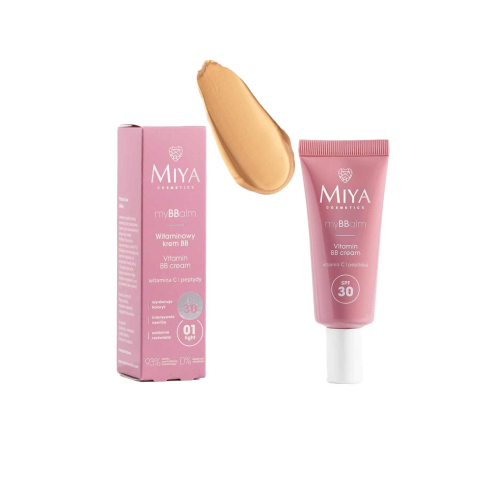 Miya Cosmetics - BB cream vitaminée myBBalm SPF30 - 01: Light