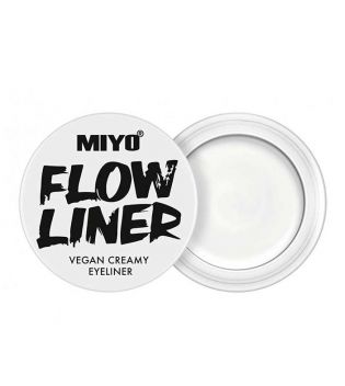 Miyo - Eyeliner Crème Flow Liner - 02: Drapeau blanc