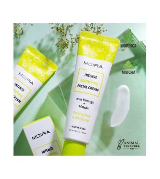 Moira - Crème Visage Contrôle de la Brillance Intense Fortfying - Moringa & Matcha