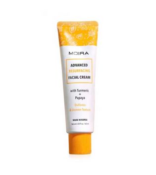 Moira - Crème visage éclaircissante et unifiante Advanced Resurfacing - Curcuma & Papaye