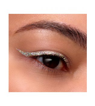 Moira - Eyeliner Glitter Glitter Liner - 008: Super Sparkle