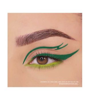 Moira - Eye-liner waterproof Eye catching Dip Liner - 10: Emerald