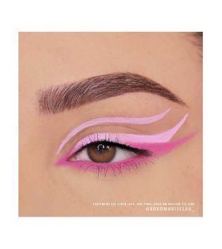Moira - Eye-liner waterproof Eye catching Dip Liner - 16: Baby Pink