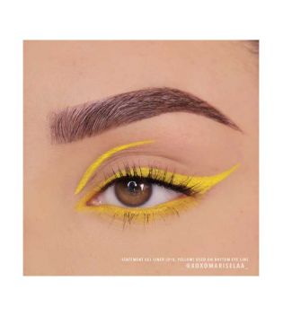 Moira - Eye-liner waterproof Eye catching Dip Liner - 18: Yellow