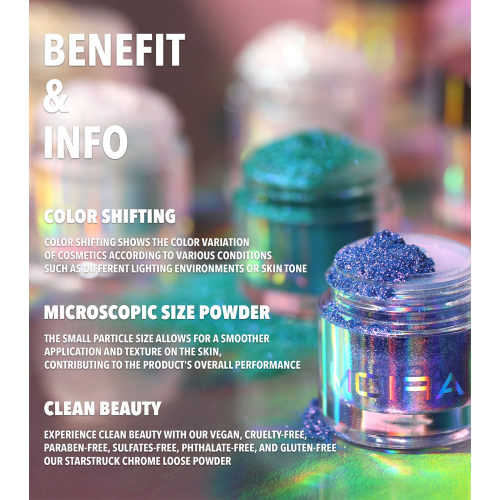 Moira - Pigments libres Starstruck Chrome Loose Powder - 003: Cosmic Dust