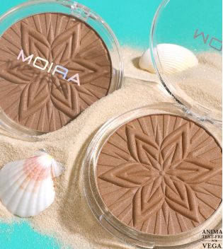 Moira - Poudre bronzante pour le visage et le corps Sun Glow - 001: Sunkissed