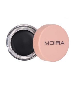 Moira - Ombre à paupières crème et base 2 en 1 - 08 : Black