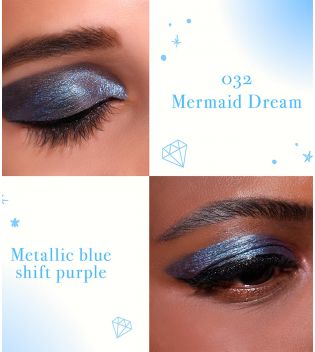 Moira - Fard à paupières liquide Diamond Daze - 032: Mermaid Dream