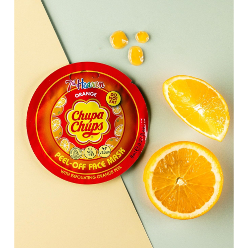 Montagne Jeunesse - 7th Heaven - *Chupa Chups* - Masque visage Jelly - Orange
