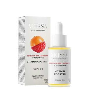 Mossa - Huile pour le visage énergisante Vitamin Cocktail - 30ml