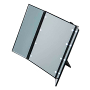 MQBeauty - Miroir de voyage avec éclairage LED