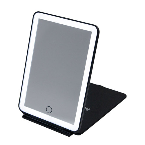 MQBeauty - Miroir de voyage rechargeable avec éclairage LED