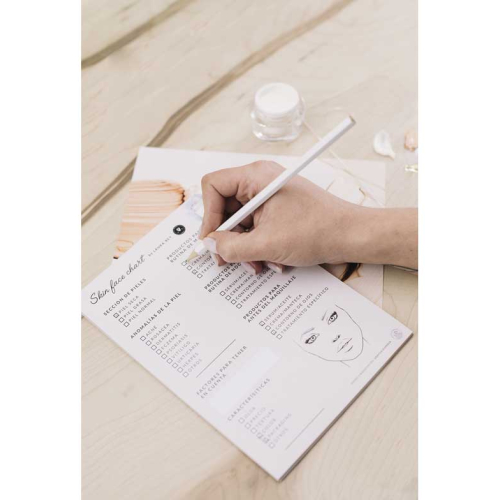 Naara Studio Makeup - Skin Face Chart