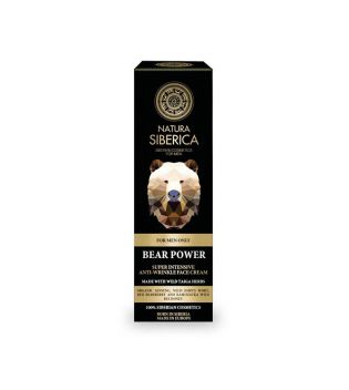 Natura Siberica - *For Men* - Crème intensive anti-rides pour le visage - Le pouvoir de l'ours