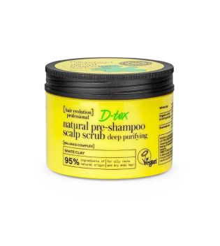 Natura Siberica - *Hair Evolution* - Gommage du cuir chevelu pré-shampooing à l'argile blanche D-tox - Nettoyage en profondeur