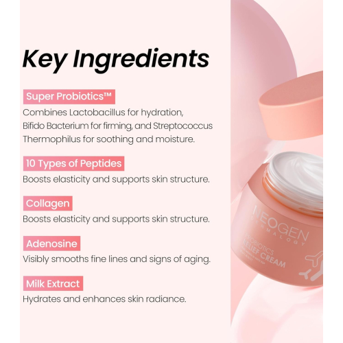 Neogen - Crème apaisante pour le visage Dermalogy Probiotics Relief