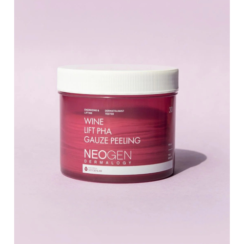 Neogen - Disques toniques exfoliants pour le visage - Wine Lift Pha Gauze Peeling